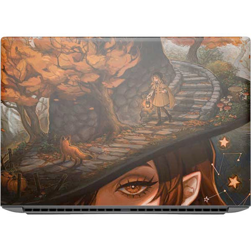 Halloween Pumpkin Witch with Fox by Ivy Dolamore HP ZBook Fury 16 G10 Skin