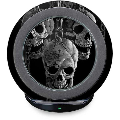 Liquid Blue Hanging Out Fast Charge Wireless Charging Stand Skin