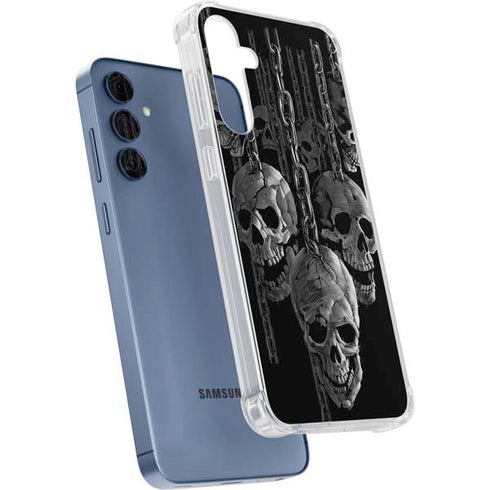 Liquid Blue Hanging Out Galaxy A55 5G Clear Case