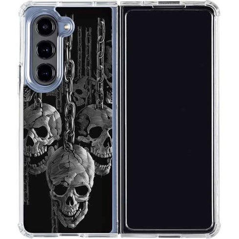 Liquid Blue Hanging Out Galaxy Z Fold5 5G Clear Case
