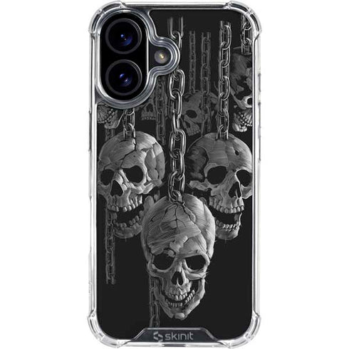 Liquid Blue Hanging Out iPhone 16 Clear Case