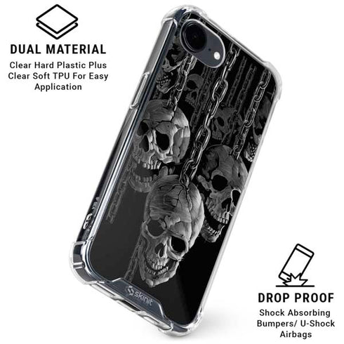 Liquid Blue Hanging Out iPhone 16e Clear Case