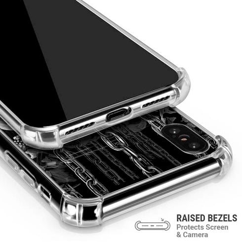 Liquid Blue Hanging Out iPhone X/XS Clear Case