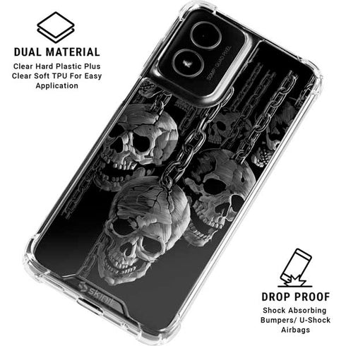 Liquid Blue Hanging Out Moto G Power 5G (2024) Clear Case
