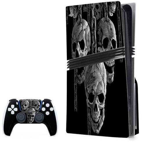 Liquid Blue Hanging Out PS5 Pro Disk Bundle Skin