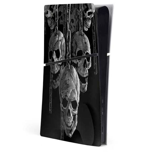 Liquid Blue Hanging Out PS5 Slim Digital Edition Console Skin