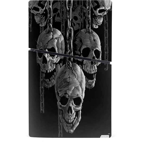 Liquid Blue Hanging Out PS5 Slim Digital Edition Console Skin