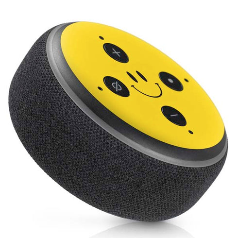 Happy Face Amazon Echo Dot Skin