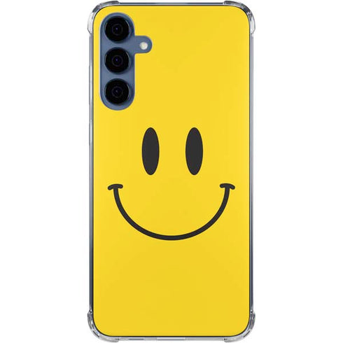 Happy Face Galaxy A55 5G Clear Case