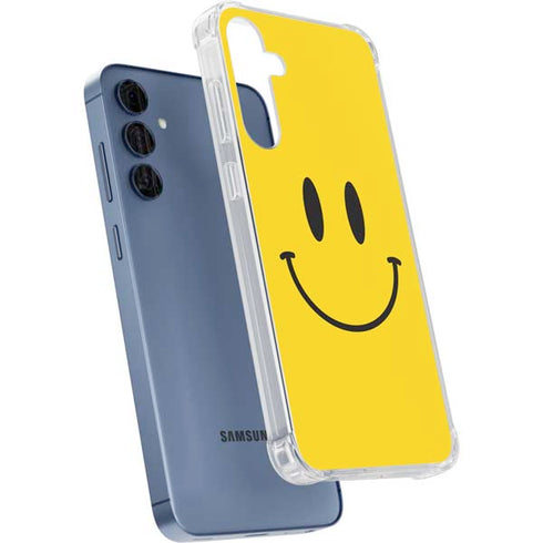 Happy Face Galaxy A55 5G Clear Case