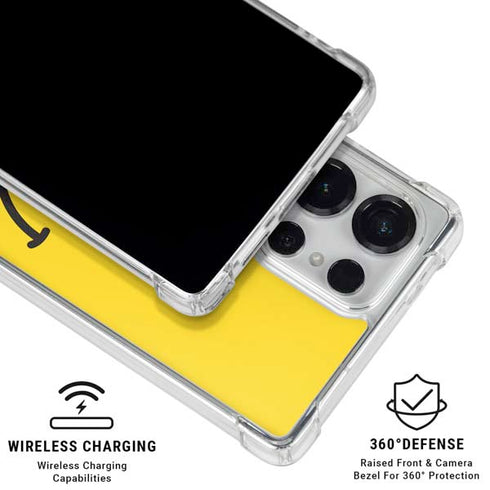 Happy Face Galaxy S25 Ultra Clear Case