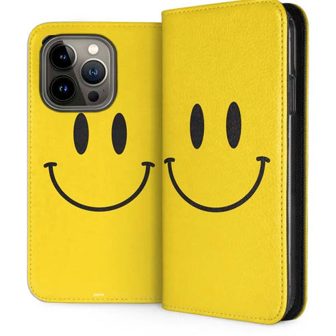 Happy Face iPhone 14 Pro Folio Case
