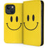 Happy Face iPhone 15 Plus Folio Case