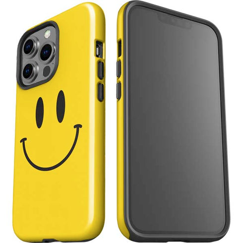 Happy Face iPhone 15 Pro Impact Case