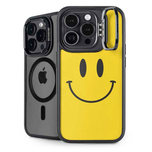 Happy Face iPhone 15 Pro Kickstand Case
