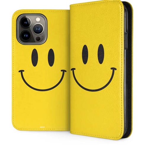 Happy Face iPhone 15 Pro Max Folio Case