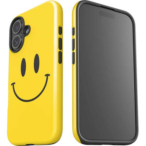 Happy Face iPhone 16 Plus Impact Case