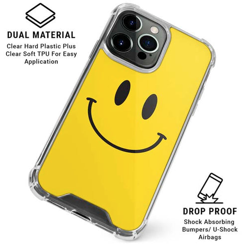 Happy Face iPhone 16 Pro Max Clear Case