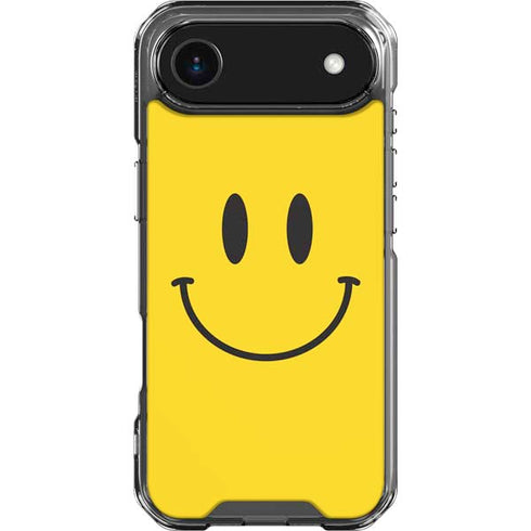 Happy Face iPhone 17 Air Clear Case