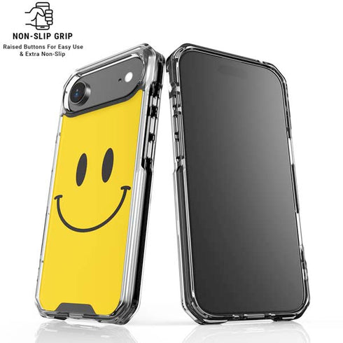 Happy Face iPhone 17 Air Clear Case