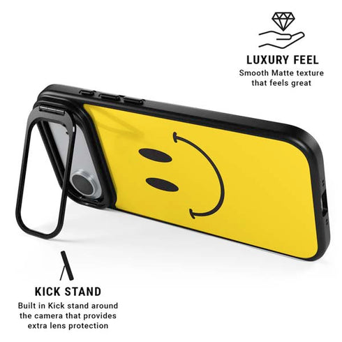 Happy Face iPhone 17 Air Kickstand Case