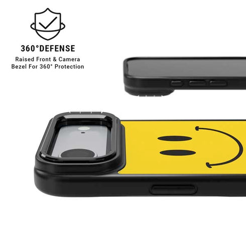 Happy Face iPhone 17 Air Kickstand Case