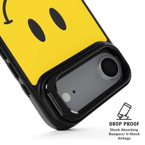 Happy Face iPhone 17 Air Kickstand Case