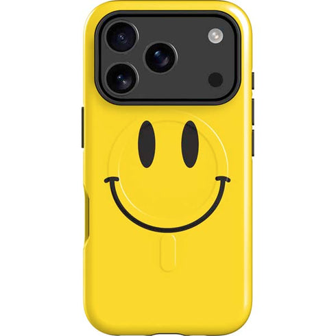 Happy Face iPhone 17 Pro Max Magsafe Impact Case