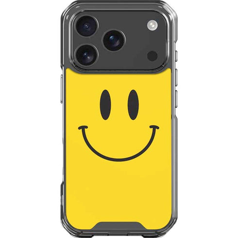 Happy Face iPhone 18 Pro Clear Case