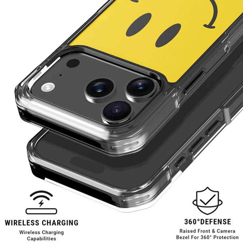 Happy Face iPhone 18 Pro Clear Case
