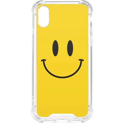 Happy Face iPhone XS Clear Case