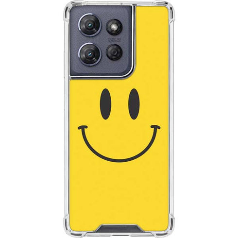 Happy Face Moto G 5G (2025) Clear Case