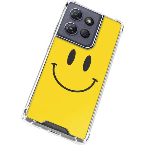 Happy Face Moto G 5G (2025) Clear Case