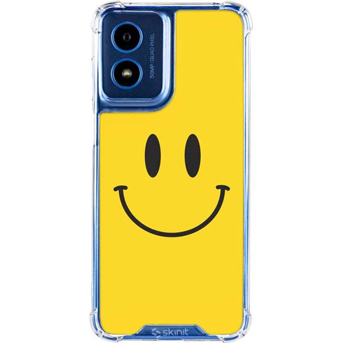 Happy Face Moto G 5G (2024) Clear Case