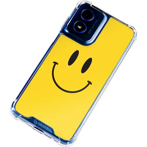 Happy Face Moto G 5G (2024) Clear Case