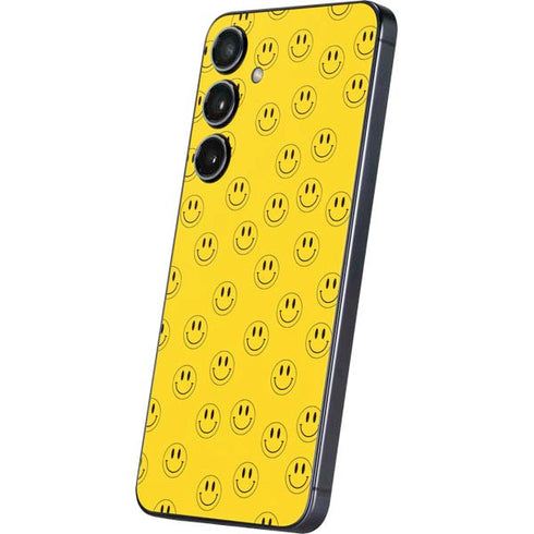 Happy Face Pattern Galaxy S25 Plus Skin