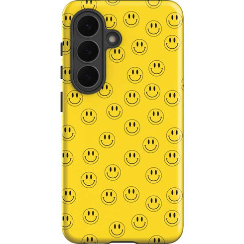 Happy Face Pattern Galaxy S26 Impact Case