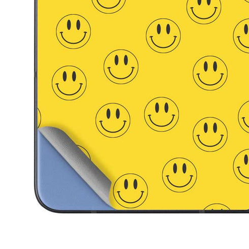 Happy Face Pattern Galaxy Z Fold5 5G Skin