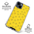 Happy Face Pattern iPhone 15 Clear Case