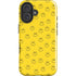 Happy Face Pattern iPhone 16 Plus Impact Case
