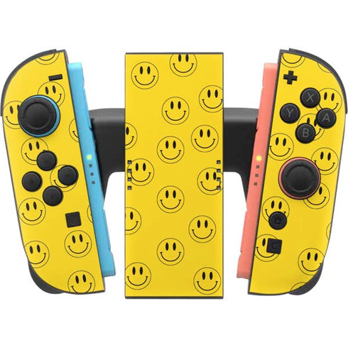 Happy Face Pattern Nintendo Switch 2 (2025) Joy-Con Controller Skin