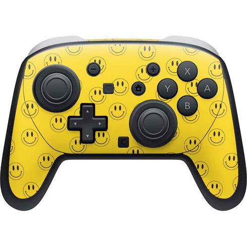 Happy Face Pattern Nintendo Switch 2 (2025) Pro Controller Skin