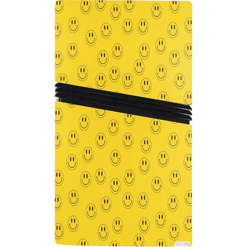Happy Face Pattern PS5 Pro Console Skin