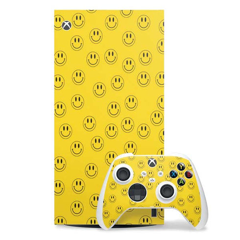 Happy Face Pattern Xbox Series X Skins