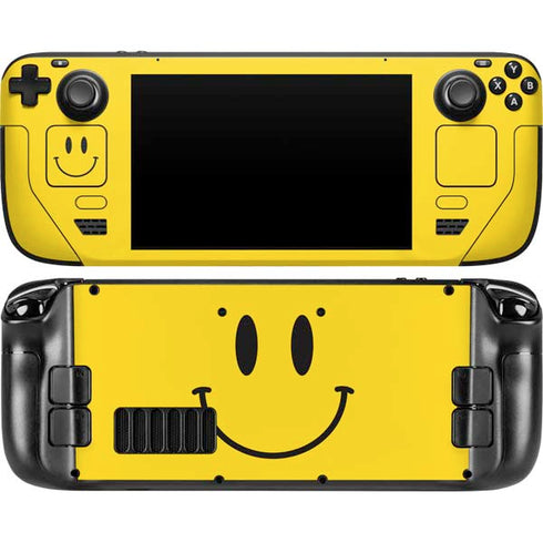 Happy Face Steam Deck Handheld Gaming Computer Skin