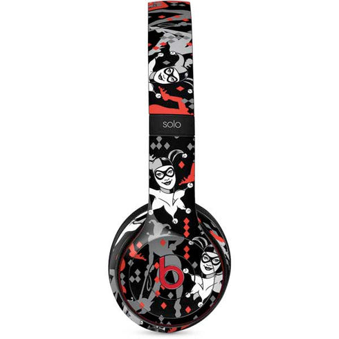 DC Comics Harley Quinn All Over Print Beats Solo 2 Wireless Skin