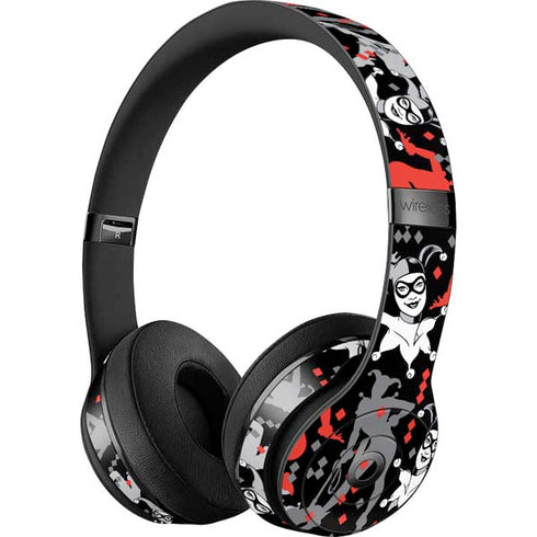 DC Comics Harley Quinn All Over Print Beats Solo 3 Wireless Skin