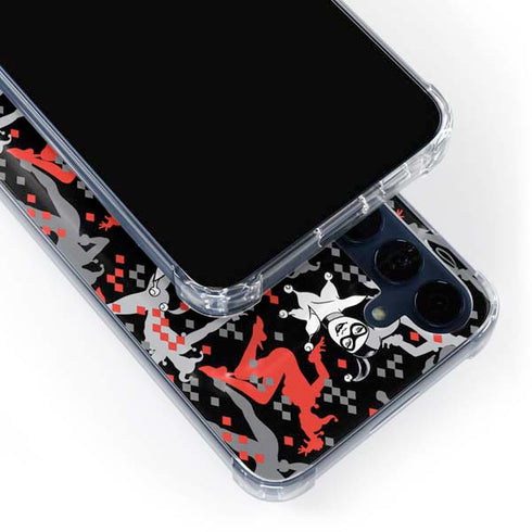 DC Comics Harley Quinn All Over Print Galaxy A55 5G Clear Case