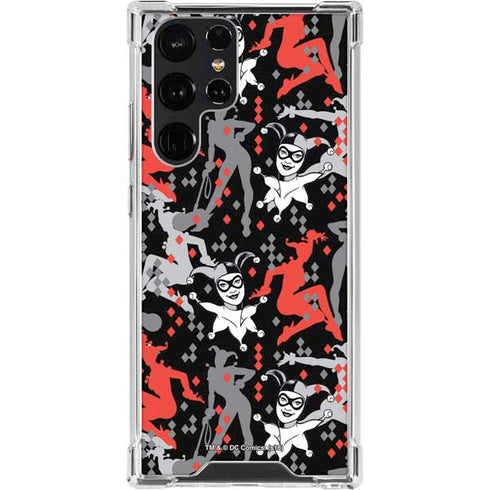 DC Comics Harley Quinn All Over Print Galaxy S23 Ultra Clear Case