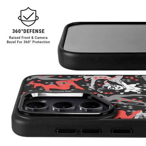 DC Comics Harley Quinn All Over Print Galaxy S24 FE Kickstand Case